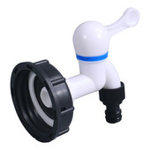 S60X6 vastagítása 1/2'' 3/4'' durva menetű IBC tartály adapter csapszelep szerelvények csereszerszám otthoni kert csatlakozó