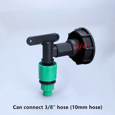 S60X6 vastagítása 1/2'' 3/4'' durva menetű IBC tartály adapter csapszelep szerelvények csereszerszám otthoni kert csatlakozó