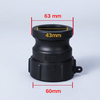 Thicken NPT Female Connector IBC Tank Adapter IBC A200 Polypropylene Cam & Groove Fitting High Quality