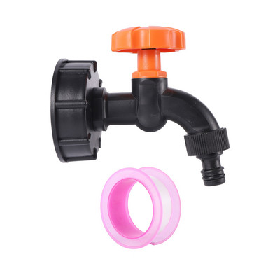 S60X6 IBC tartály adapter 1/2" menetes csaptelep kerti tömlő csaptelep meghosszabbítja a csatlakozót víztartály adapter szerelvények 1 db