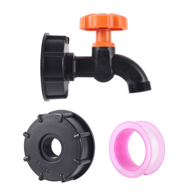 S60X6 IBC tartály adapter 1/2" menetes csaptelep kerti tömlő csaptelep meghosszabbítja a csatlakozót víztartály adapter szerelvények 1 db