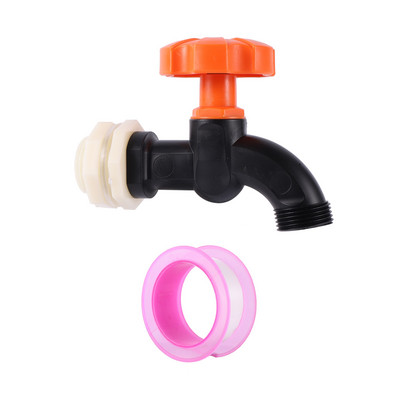S60X6 IBC tartály adapter 1/2" menetes csaptelep kerti tömlő csaptelep meghosszabbítja a csatlakozót víztartály adapter szerelvények 1 db