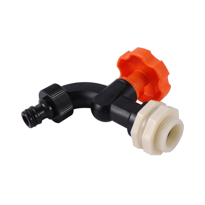 S60X6 IBC tartály adapter 1/2" menetes csaptelep kerti tömlő csaptelep meghosszabbítja a csatlakozót víztartály adapter szerelvények 1 db