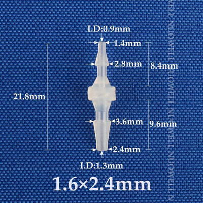 200~5db 1,6-7,9 mm-es műanyag egyenes vízcső csatlakozó akváriumi tartály légszivattyú tömlő szűkítő csatlakozó kerti vízcsatlakozók