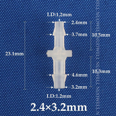 200~5db 1,6-7,9 mm-es műanyag egyenes vízcső csatlakozó akváriumi tartály légszivattyú tömlő szűkítő csatlakozó kerti vízcsatlakozók