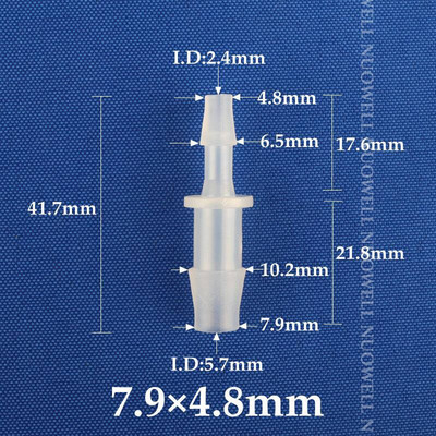 200~5db 1,6-7,9 mm-es műanyag egyenes vízcső csatlakozó akváriumi tartály légszivattyú tömlő szűkítő csatlakozó kerti vízcsatlakozók