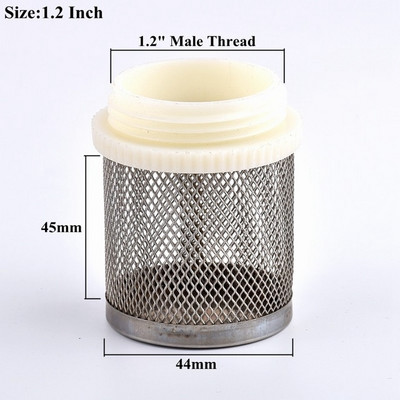 1 kom Mrežasti filtar od nehrđajućeg čelika Vodena pumpa za akvarij Zaštitno crijevo Mrežasto cjedilo Vrt Filter za navodnjavanje za kućno zalijevanje