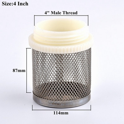 1 kom Mrežasti filtar od nehrđajućeg čelika Vodena pumpa za akvarij Zaštitno crijevo Mrežasto cjedilo Vrt Filter za navodnjavanje za kućno zalijevanje