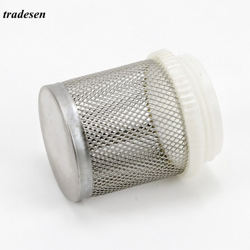 1 db rozsdamentes acél hálószűrő akváriumi akvárium vízszivattyú védőtömlő hálószűrő kert otthoni öntözés öntöző szűrő