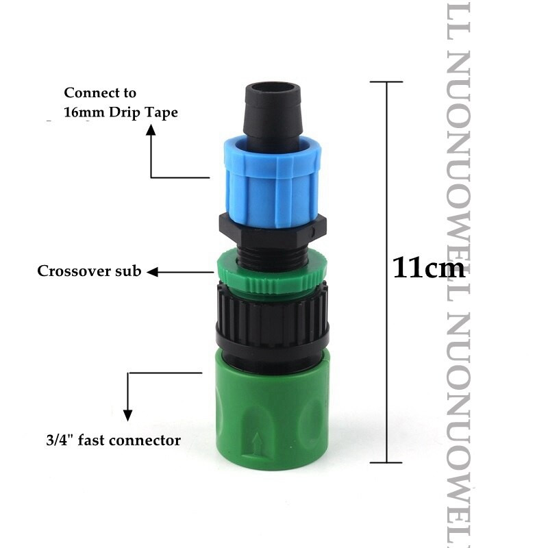 2 bucăți 16 mm bandă de picurare conector pentru furtun Conector rapid pentru grădină Adaptor pentru furtun de apă pentru grădină Conector pentru capătul furtunului