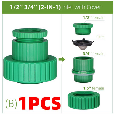 Temporizator de irigare a grădinii 1/2'' 3/4'' Conector de intrare a apei Controller de sincronizare a robinetului Accesorii pentru porturi de conectare Accesorii pentru udare