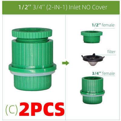 Temporizator de irigare a grădinii 1/2'' 3/4'' Conector de intrare a apei Controller de sincronizare a robinetului Accesorii pentru porturi de conectare Accesorii pentru udare