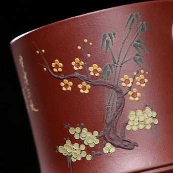 1 τεμ. Yixing Handmade Purple Clay Pu\'er Φλυτζάνι Τσαγιού Οικιακό Σετ Τσάι Ποτό Ταξιδιωτικά Φλιτζάνια Τσάι Δώρα με Κάλυμμα 500ML