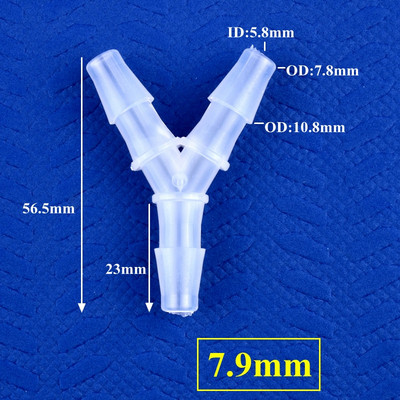 5~200db 2,4~12,7mm PP Y-stílusú póló csatlakozók Akvárium tartály légszivattyú levegőztető tömlő pagoda illesztések öntözővíz csőszerelvények
