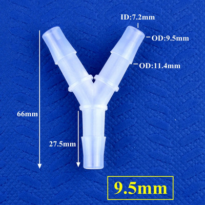 5~200db 2,4~12,7mm PP Y-stílusú póló csatlakozók Akvárium tartály légszivattyú levegőztető tömlő pagoda illesztések öntözővíz csőszerelvények