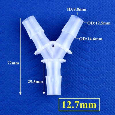 5~200db 2,4~12,7mm PP Y-stílusú póló csatlakozók Akvárium tartály légszivattyú levegőztető tömlő pagoda illesztések öntözővíz csőszerelvények