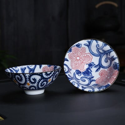 1vnt Kinijos Boutique keramikinis arbatos puodelis mėlynos ir baltos spalvos porcelianinis arbatos dubuo, rankomis dažytas arbatos puodelis Kelioninis meditacijos puodelio arbatos rinkinys 70 ml