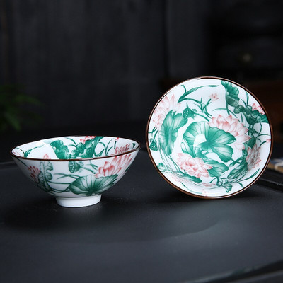 1vnt Kinijos Boutique keramikinis arbatos puodelis mėlynos ir baltos spalvos porcelianinis arbatos dubuo, rankomis dažytas arbatos puodelis Kelioninis meditacijos puodelio arbatos rinkinys 70 ml