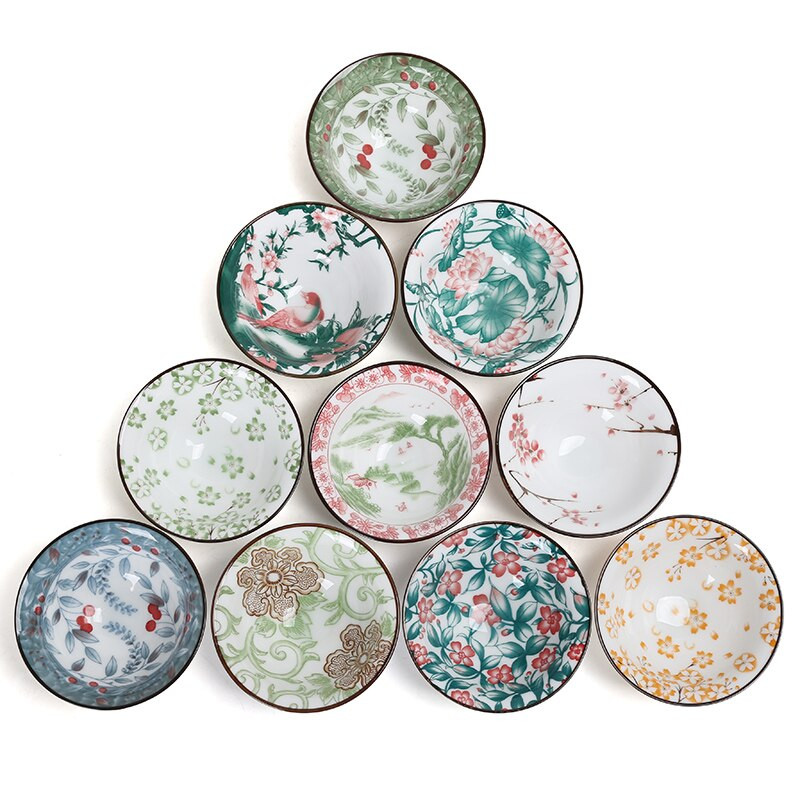 1vnt Kinijos Boutique keramikinis arbatos puodelis mėlynos ir baltos spalvos porcelianinis arbatos dubuo, rankomis dažytas arbatos puodelis Kelioninis meditacijos puodelio arbatos rinkinys 70 ml