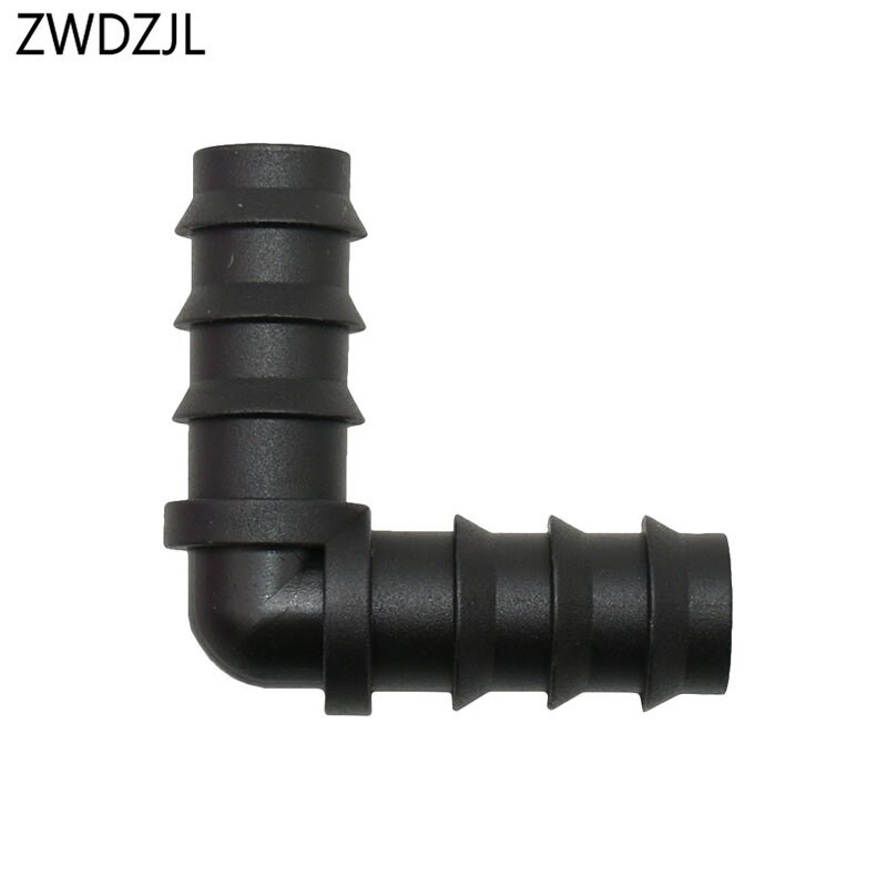 1/2" kerti tömlő Csatlakozó térd 16mm könyök 90 fokos tömlőjavító csatlakozó adapter 3 gyűrű 8db