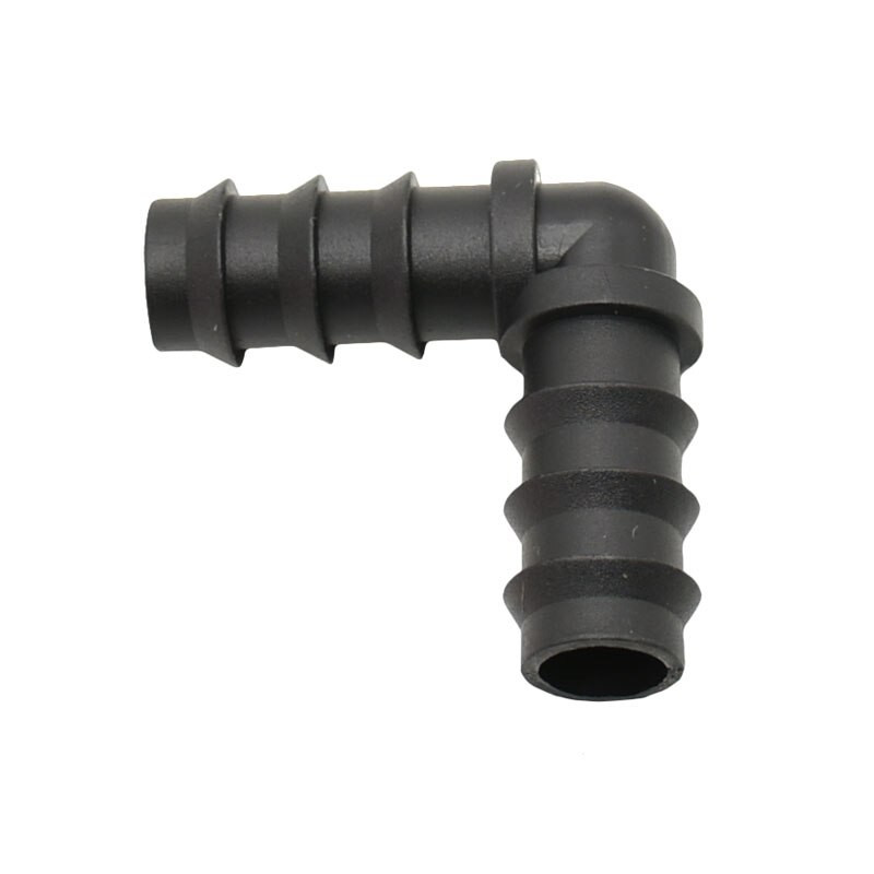 1/2" kerti tömlő Csatlakozó térd 16mm könyök 90 fokos tömlőjavító csatlakozó adapter 3 gyűrű 8db