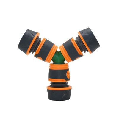 1/2 3/4 inch Distribuitor de apă în 3 căi Y robinet de grădină 16 mm 20 mm furtun de grădină conector rapid supapă de irigare 1 set