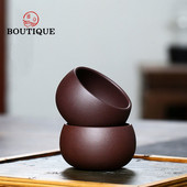 2 бр./компл. 80 мл автентична чаша за чай от лилава глина Yixing Ръчно изработена чаша за медитация Купа за чай за пътуване Pu'er Master Tea Cup китайски комплект за чай