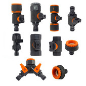 Conector rapid pentru furtun de supapă de pornire/oprire 1/2 3/4 1 inch Adaptor de cuplare pentru țeavă Sistem de irigare cu îmbinare în Y pentru aspersor pentru furtun de grădină