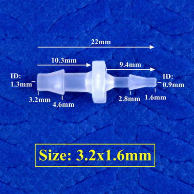 5 ~ 200 buc 2,4 ~ 7,9 mm până la 1,6 ~ 6,4 mm PP Pagoda Reducere Conectori direcți Micro irigare Racorduri furtunuri Adaptor pentru pompa de aer rezervor de acvariu