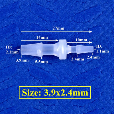 5 ~ 200 buc 2,4 ~ 7,9 mm până la 1,6 ~ 6,4 mm PP Pagoda Reducere Conectori direcți Micro irigare Racorduri furtunuri Adaptor pentru pompa de aer rezervor de acvariu