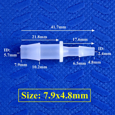 5 ~ 200 buc 2,4 ~ 7,9 mm până la 1,6 ~ 6,4 mm PP Pagoda Reducere Conectori direcți Micro irigare Racorduri furtunuri Adaptor pentru pompa de aer rezervor de acvariu
