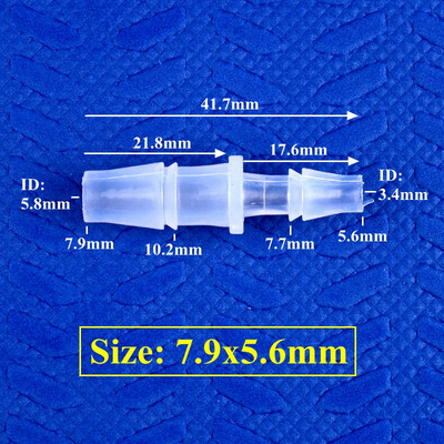 5 ~ 200 buc 2,4 ~ 7,9 mm până la 1,6 ~ 6,4 mm PP Pagoda Reducere Conectori direcți Micro irigare Racorduri furtunuri Adaptor pentru pompa de aer rezervor de acvariu