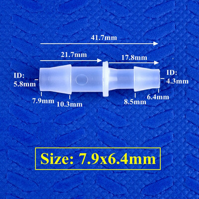 5 ~ 200 buc 2,4 ~ 7,9 mm până la 1,6 ~ 6,4 mm PP Pagoda Reducere Conectori direcți Micro irigare Racorduri furtunuri Adaptor pentru pompa de aer rezervor de acvariu