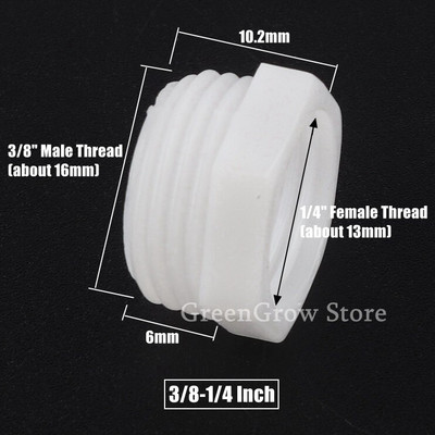 5/50db 1/8"~1" apa-aljzat menetes műanyag persely csatlakozó kerti öntözőcsökkentő csatlakozás vízcső csatlakozó akváriumi eszköz