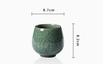 260ml Celadon Φλιτζάνι Τσαγιού Τελετή τσαγιού Teaware Drinkware Office Master Cup Κούπα καφέ Espresso Φλιτζάνια νερού Διακόσμηση δοχείου I061