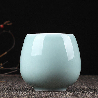 260 ml Celadon arbatos puodelis arbatos ceremonija Arbatos indai Gėrimai Office Master Cup Espreso kavos puodelis Vandens puodeliai Indo dekoras I061