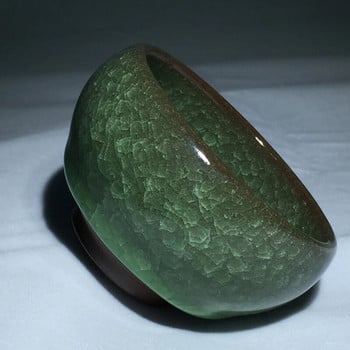 Jianzhan Green Ice Crack κεραμικά φλιτζάνια Tenmoku Κινέζικα Song Dynasty Sty Bowl Τσάουαν Δώρο για φίλους Kiln Fired