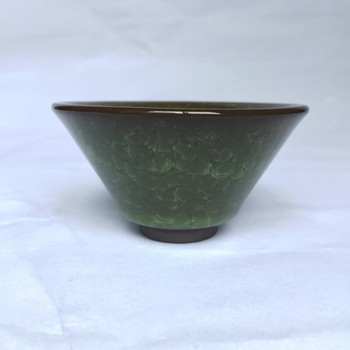 Jianzhan Green Ice Crack κεραμικά φλιτζάνια Tenmoku Κινέζικα Song Dynasty Sty Bowl Τσάουαν Δώρο για φίλους Kiln Fired