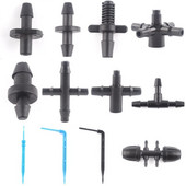 3/5 4/7 8/11 mm aia kastmise ühendused Kolmesuunaline viiesuunaline jaoturi seadme vooliku pistik niisutamise tilguti nool