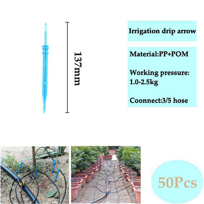 3/5 4/7 8/11 mm aia kastmise ühendused Kolmesuunaline viiesuunaline jaoturi seadme vooliku pistik niisutamise tilguti nool