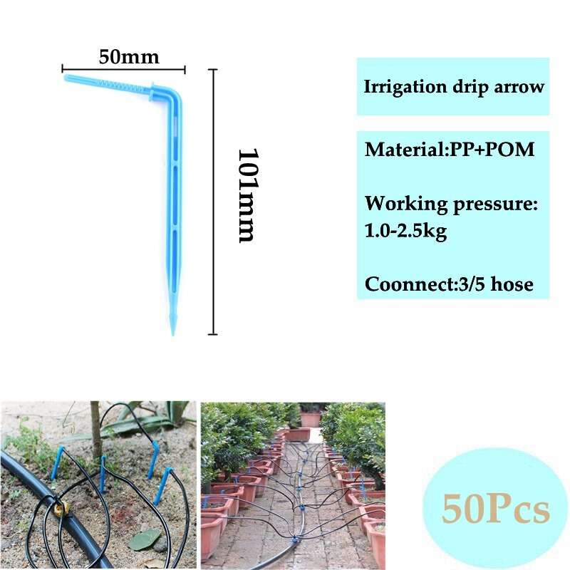 3/5 4/7 8/11 mm kerti öntöző csatlakozók Három utas ötutas elosztó eszköz tömlő csatlakozó öntöző csepegtető nyíl
