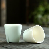 Celadon fehér jáde porcelán Kung Fu teáskészlet teáscsésze kerámia csésze kerámia fehéráru Új kínai mesterkupa egypohár teáscsészék