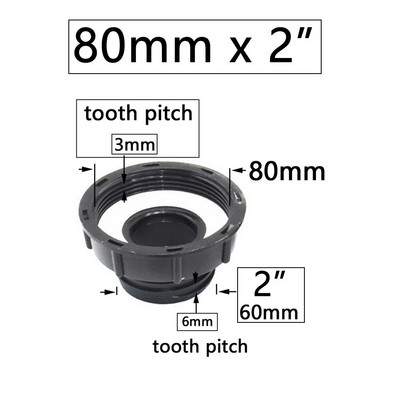 IBC tartályadapter 1/2" 3/4" 1" 2" anya menetes vízcsap csatlakozók Szelep csereszerelvények Ötvözet 2/4 utas csatlakozó