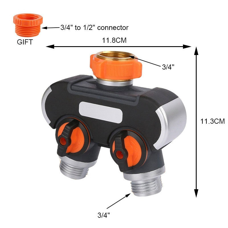 Sodo laistymo vožtuvas Vandens čiaupo skirstytuvai lauko čiaupas ir maišytuvas 1/2" 3/4" vandens skirstytuvas Sodo laistymo skirstytuvas