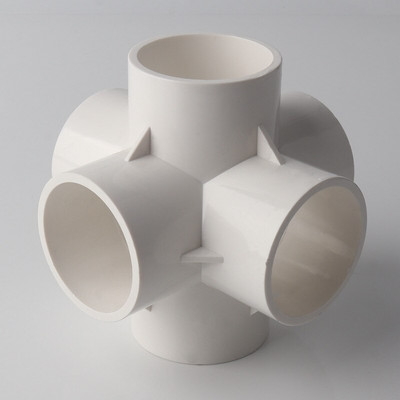 5 бр. PVC Фитинги за водоснабдителни тръби PVC Прави/коляни/Тройни съединители 3/4/5/6 пътя Фитинги за PVC съединители за тръби