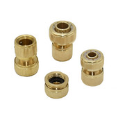1/2" 5/8" 3/4" kerti gyorscsatlakozó sárgaréz réz menetes csatlakozás öntözőtömlő vízzáró szerelvények öntözőcső adapter 1db