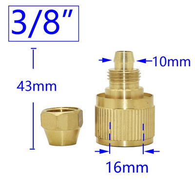 1/2" 5/8" 3/4" kerti gyorscsatlakozó sárgaréz réz menetes csatlakozás öntözőtömlő vízzáró szerelvények öntözőcső adapter 1db