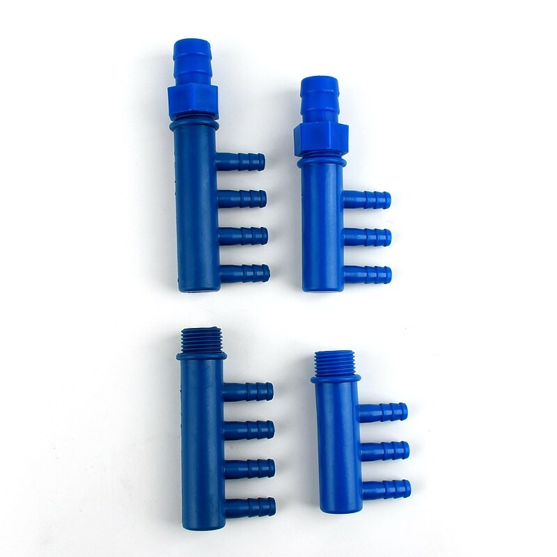 Filet 1I2 Pagoda 20 25 8mm 3 ~ 4 căi Conectori din plastic Despărțitoare de țevi de irigare Rezervor de pește Pompă de aer Aerator Furtun Distribuitori