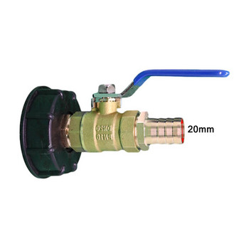 IBC Tank Adapter S60X6 IBC Container Accessories IBC Tank Adapter with Brass Ball Valve Brass Connector System Εξαρτήματα δεξαμενής IBC