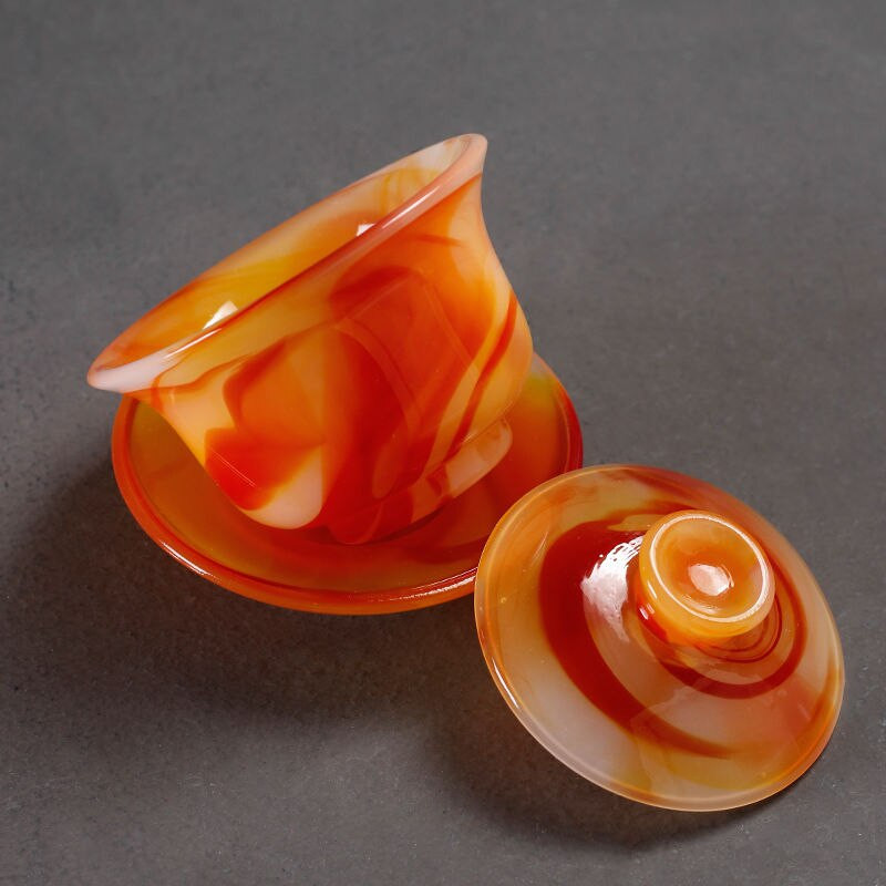 Jade puodelis porcelianinis arbatos puodelis sutirštintas tureen kiniškas kung fu arbatos rinkinys Aukščiausios klasės Zen arbatos infuser kavos puodelis arbatos virimo aparatas stalo reikmenys